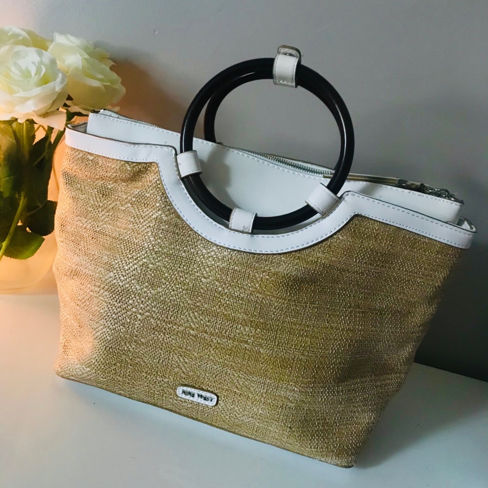 Nine West Summer Straw Tote